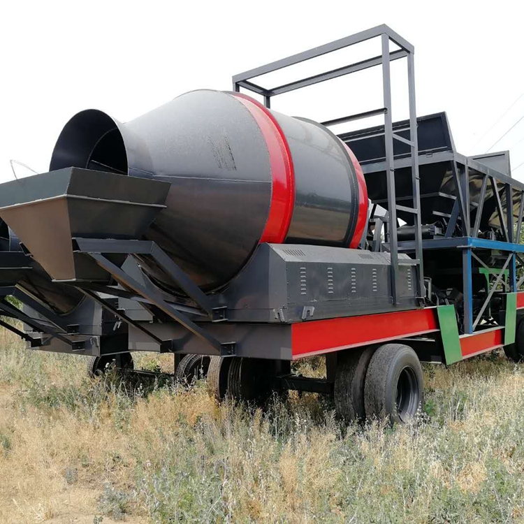 YG90型移动式滚筒搅拌站