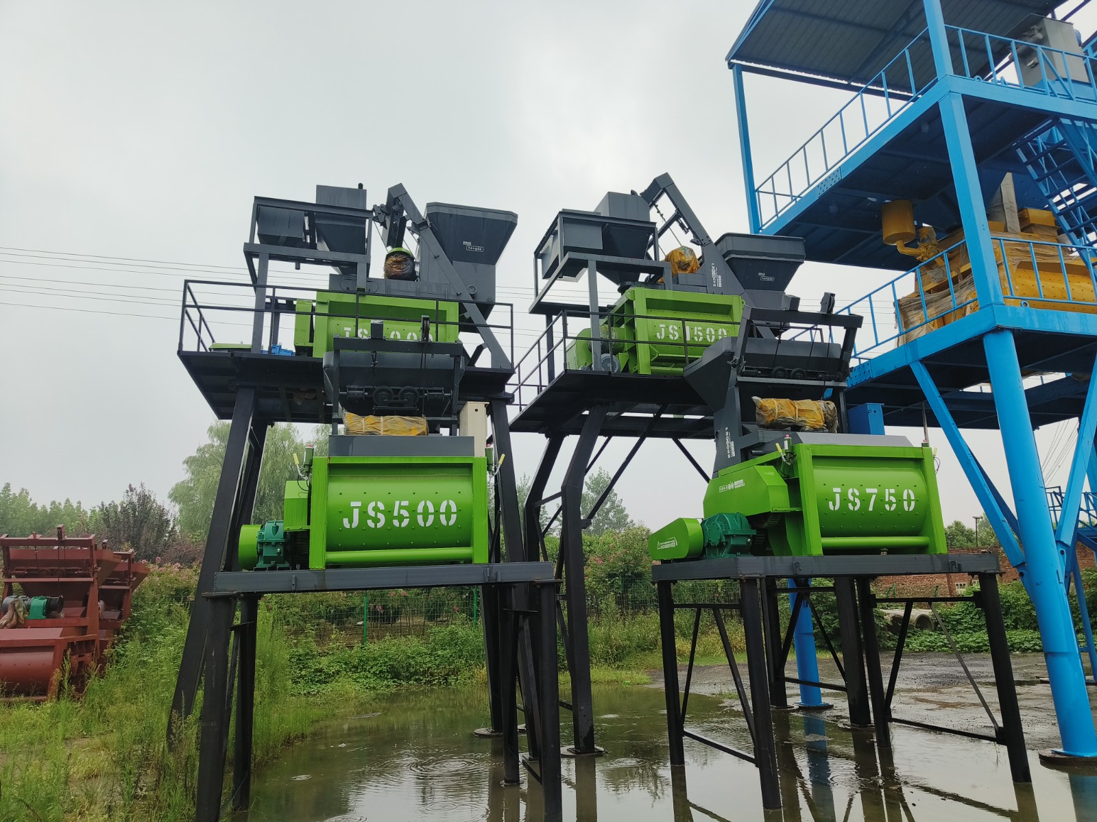 JS750型强制式混凝土搅拌机