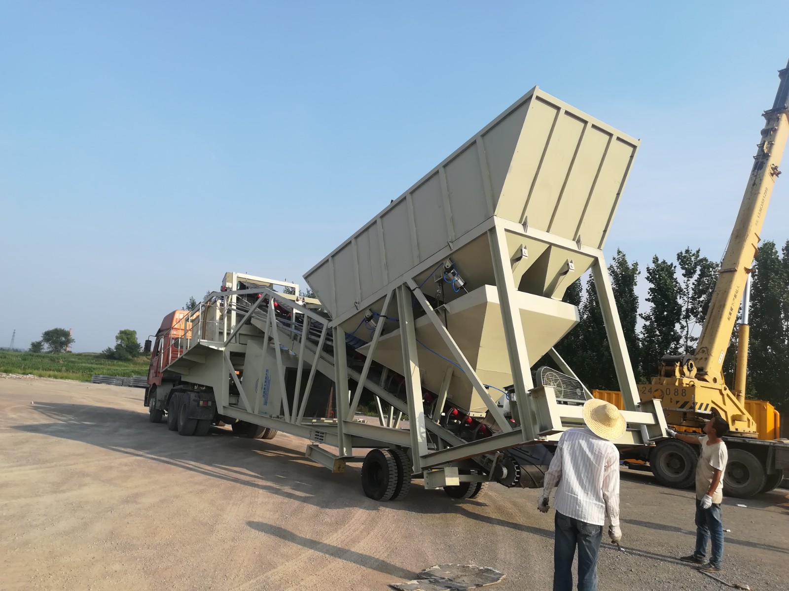 移动式搅拌站设备的组成